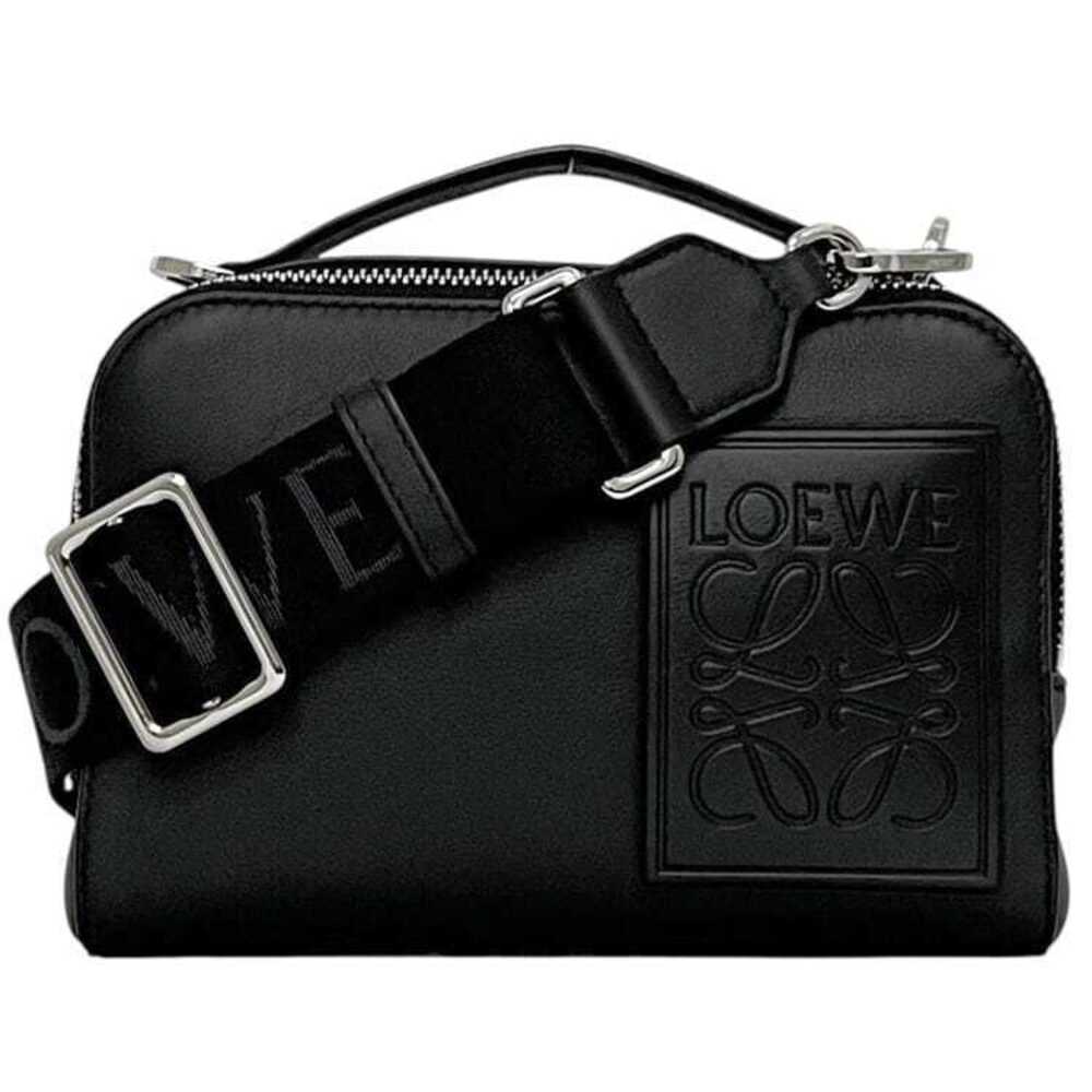 Loewe Shoulder Bag Camera Black Anagram Leather Crossbody Sling